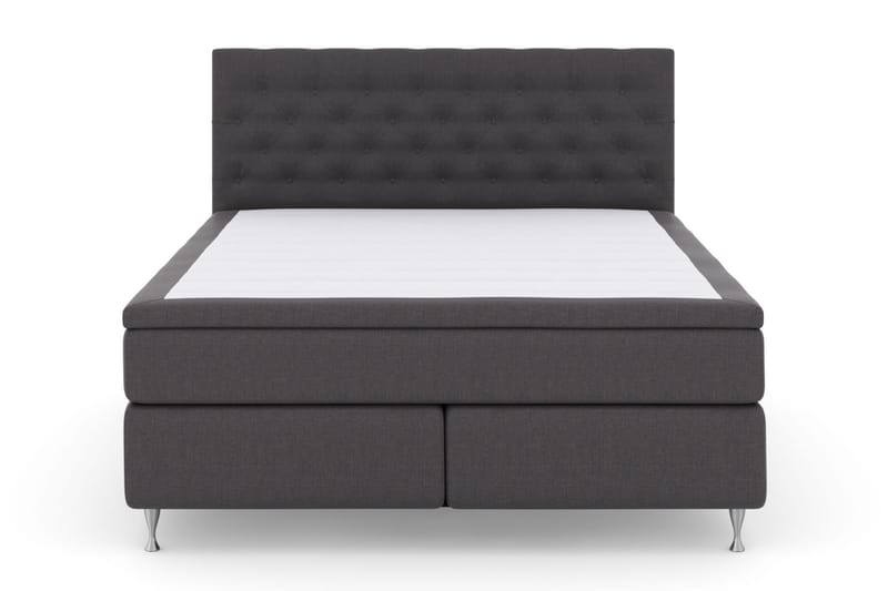 Select No 5 Kontinentalsäng 210x210 Fast Latex - Mörkgrå/Silver - Möbler - Säng - Kontinentalsäng