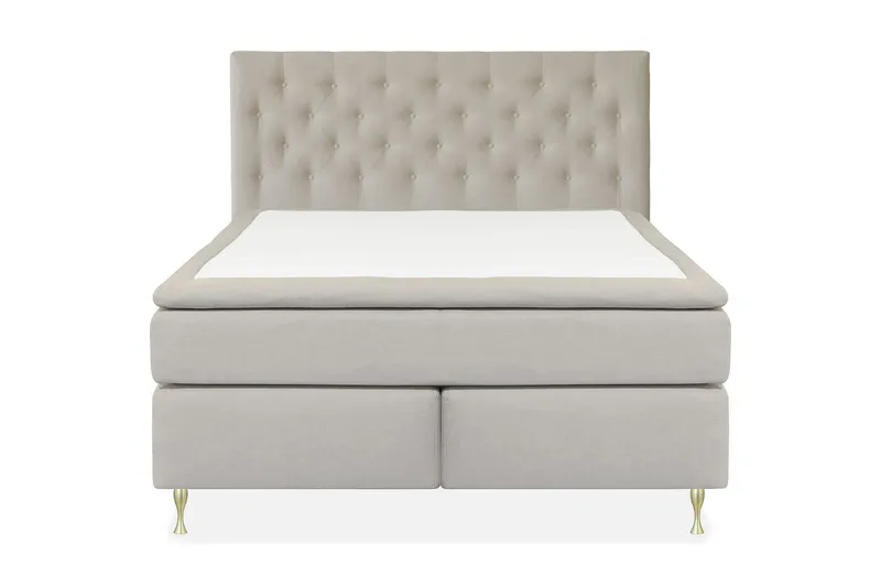 Select No 5 Kontinentalsäng 210x210 Medium Latex - Beige/Guld - Möbler - Säng - Kontinentalsäng