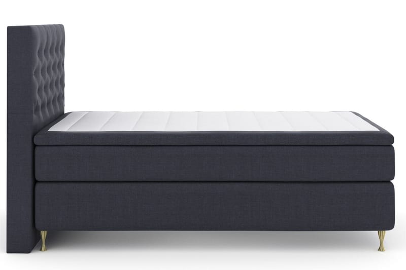 Select No 6 Komplett Sängpaket 120x200 Fast Latex/Memory - Blå/Guld - Möbler - Säng - Kontinentalsäng