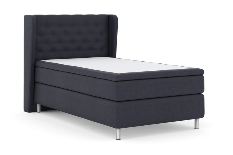 Select No 6 Komplett Sängpaket 120x200 Fast Latex/Memory - Blå/Metall - Möbler - Säng - Kontinentalsäng