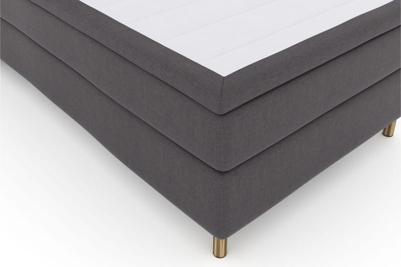 Select No 6 Komplett Sängpaket 120x200 Fast Latex/Memory - Mörkgrå/Koppar - Möbler - Säng - Kontinentalsäng
