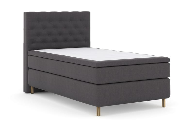 Select No 6 Komplett Sängpaket 120x200 Fast Latex/Memory - Mörkgrå/Koppar - Möbler - Säng - Kontinentalsäng