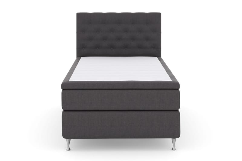 Select No 6 Komplett Sängpaket 120x200 Fast Latex/Memory - Mörkgrå/Silver - Möbler - Säng - Komplett sängpaket