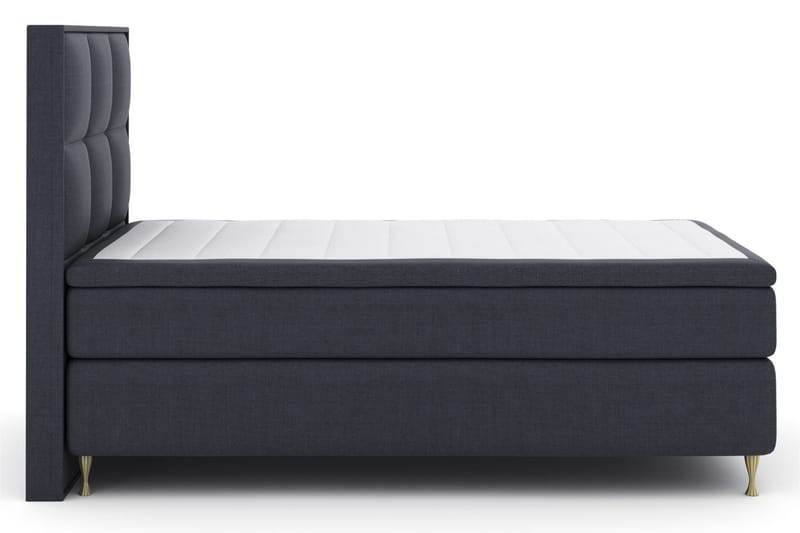 Select No 6 Komplett Sängpaket 120x200 Fast Memory/Pocket - Blå/Guld - Möbler - Säng - Komplett sängpaket