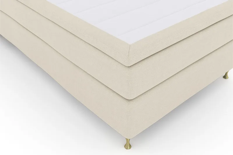 Select No 6 Komplett Sängpaket 120x200 Fast Watergel - Beige/Guld - Möbler - Säng - Kontinentalsäng