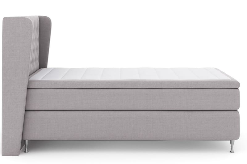 Select No 6 Komplett Sängpaket 120x200 Fast Watergel - Ljusgrå/Silver - Möbler - Säng - Komplett sängpaket