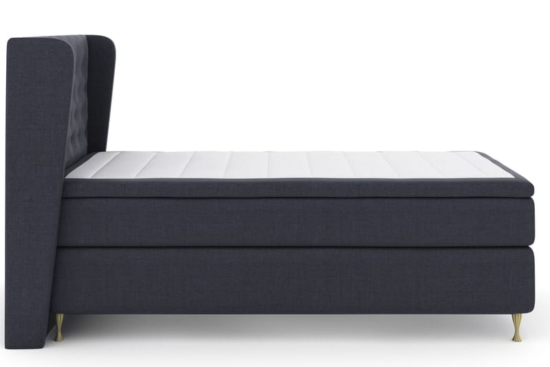 Select No 6 Komplett Sängpaket 120x200 Medium Latex/Memory - Blå/Guld - Möbler - Säng - Kontinentalsäng
