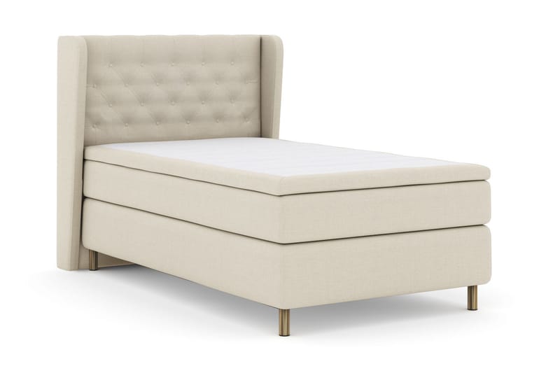Select No 6 Komplett Sängpaket 120x200 Medium Memory/Pocket - Beige/Koppar - Möbler - Säng - Kontinentalsäng