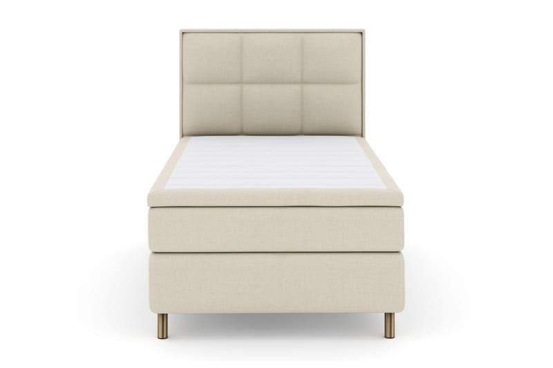 Select No 6 Komplett Sängpaket 120x200 Medium Memory/Pocket - Beige/Koppar - Möbler - Säng - Komplett sängpaket