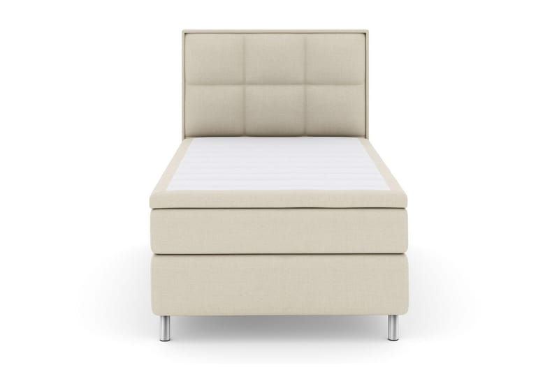 Select No 6 Komplett Sängpaket 120x200 Medium Memory/Pocket - Beige/Metall - Möbler - Säng - Kontinentalsäng