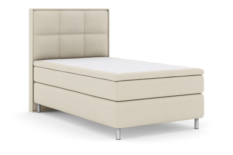 Select No 6 Komplett Sängpaket 120x200 Medium Memory/Pocket - Beige/Metall - Möbler - Säng - Komplett sängpaket