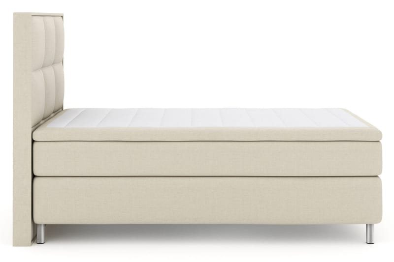 Select No 6 Komplett Sängpaket 120x200 Medium Memory/Pocket - Beige/Metall - Möbler - Säng - Kontinentalsäng