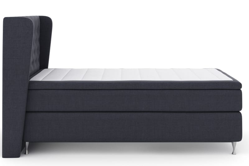 Select No 6 Komplett Sängpaket 120x200 Medium Memory/Pocket - Blå/Silver - Möbler - Säng - Kontinentalsäng