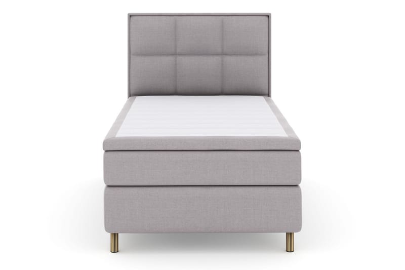 Select No 6 Komplett Sängpaket 120x200 Medium Memory/Pocket - Ljusgrå/Koppar - Möbler - Säng - Komplett sängpaket
