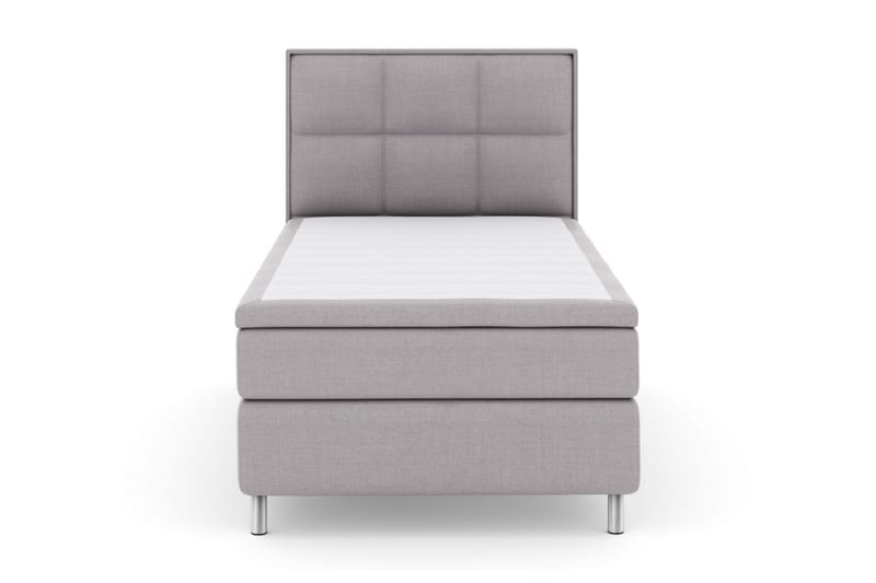 Select No 6 Komplett Sängpaket 120x200 Medium Memory/Pocket - Ljusgrå/Metall - Möbler - Säng - Kontinentalsäng