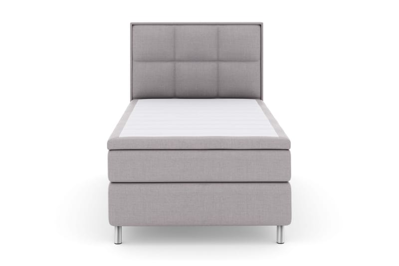 Select No 6 Komplett Sängpaket 120x200 Medium Memory/Pocket - Ljusgrå/Metall - Möbler - Säng - Komplett sängpaket