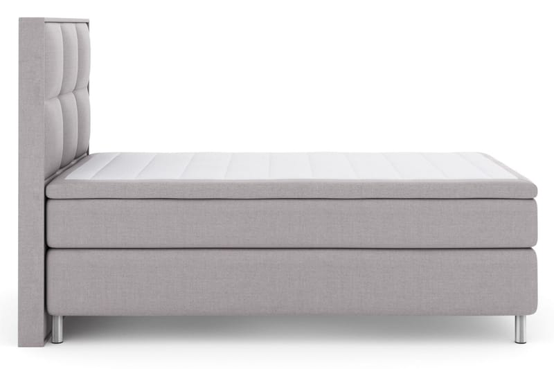 Select No 6 Komplett Sängpaket 120x200 Medium Memory/Pocket - Ljusgrå/Metall - Möbler - Säng - Komplett sängpaket