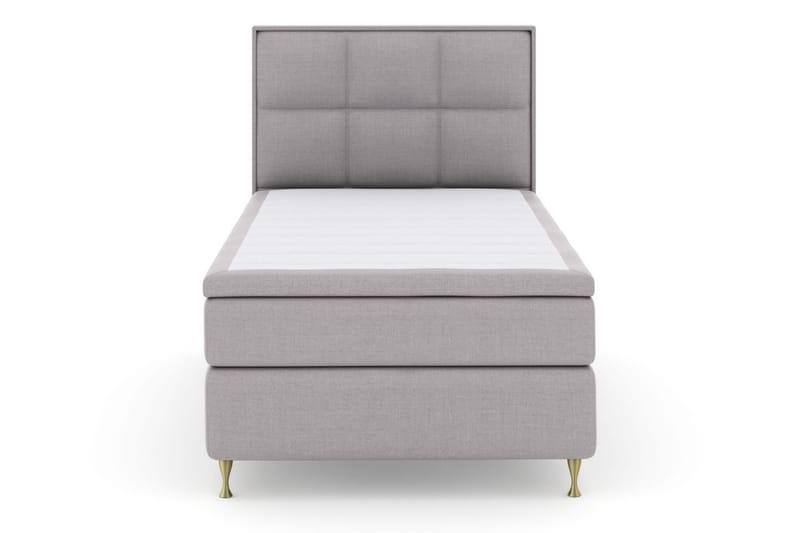 Select No 6 Komplett Sängpaket 120x200 Medium Watergel - Ljusgrå/Guld - Möbler - Säng - Kontinentalsäng