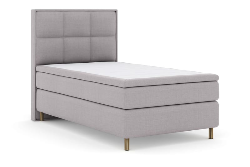 Select No 6 Komplett Sängpaket 120x200 Medium Watergel - Ljusgrå/Koppar - Möbler - Säng - Komplett sängpaket