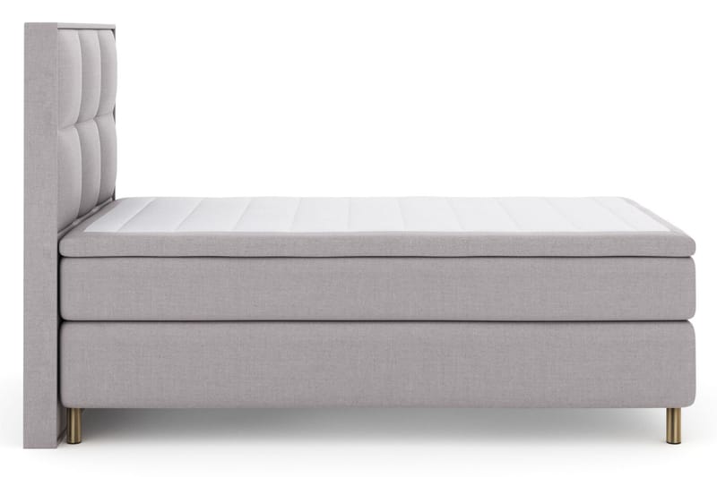 Select No 6 Komplett Sängpaket 120x200 Medium Watergel - Ljusgrå/Koppar - Möbler - Säng - Komplett sängpaket
