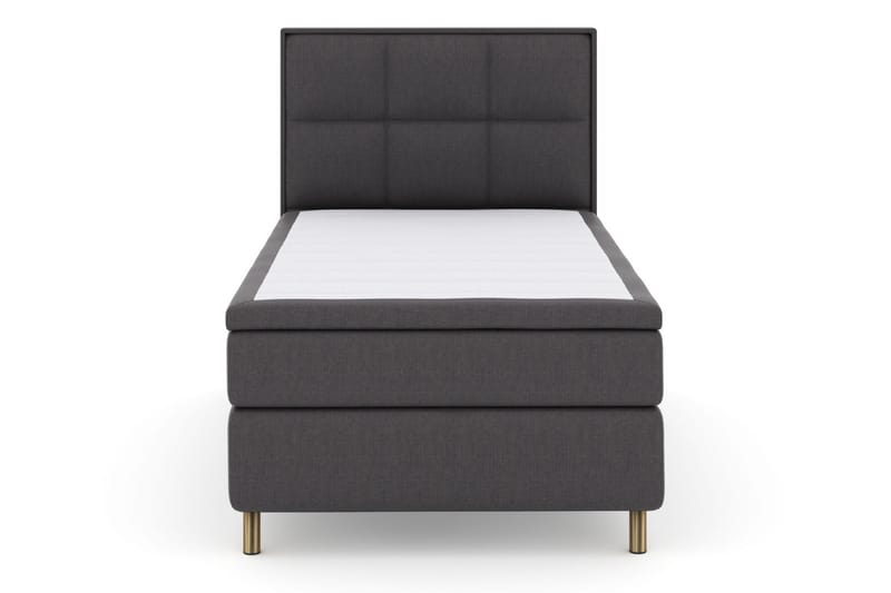 Select No 6 Komplett Sängpaket 120x200 Medium Watergel - Mörkgrå/Koppar - Möbler - Säng - Komplett sängpaket