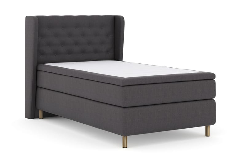 Select No 6 Komplett Sängpaket 120x200 Medium Watergel - Mörkgrå/Koppar - Möbler - Säng - Komplett sängpaket