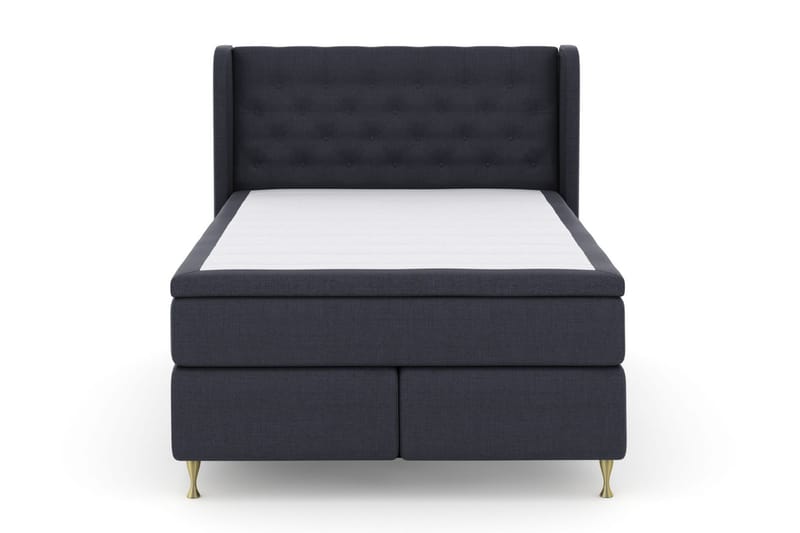 Select No 6 Komplett Sängpaket 140x200 Fast Latex/Memory - Blå/Guld - Möbler - Säng - Komplett sängpaket