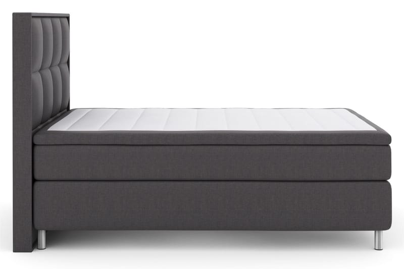 Select No 6 Komplett Sängpaket 140x200 Fast Memory/Pocket - Mörkgrå/Metall - Möbler - Säng - Komplett sängpaket