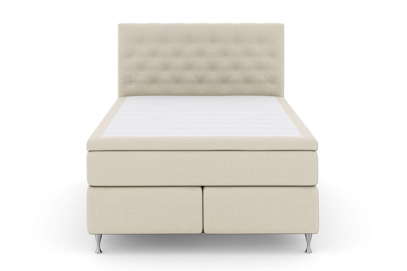 Select No 6 Komplett Sängpaket 140x200 Fast Watergel, Beige/Silver