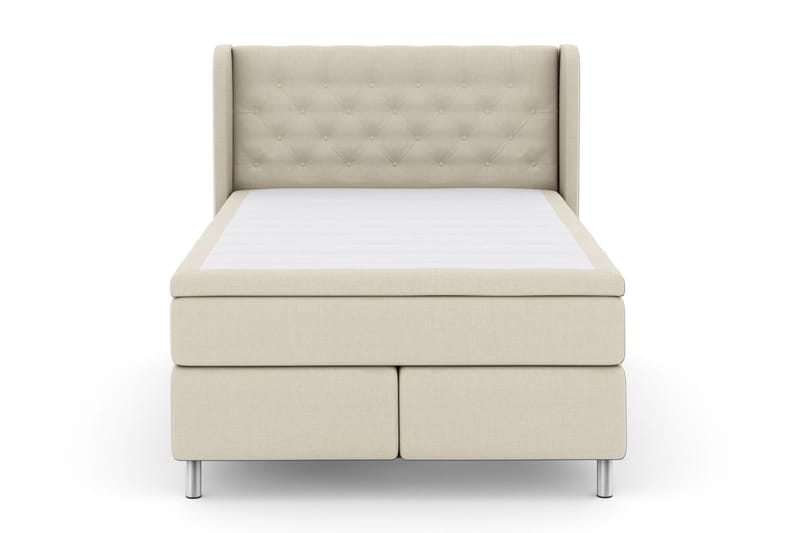 Select No 6 Komplett Sängpaket 140x200 Fast/Medium Watergel - Beige/Metall - Möbler - Säng - Komplett sängpaket