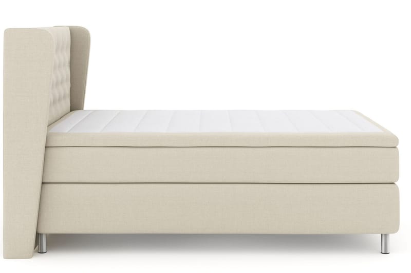 Select No 6 Komplett Sängpaket 140x200 Fast/Medium Watergel - Beige/Metall - Möbler - Säng - Komplett sängpaket