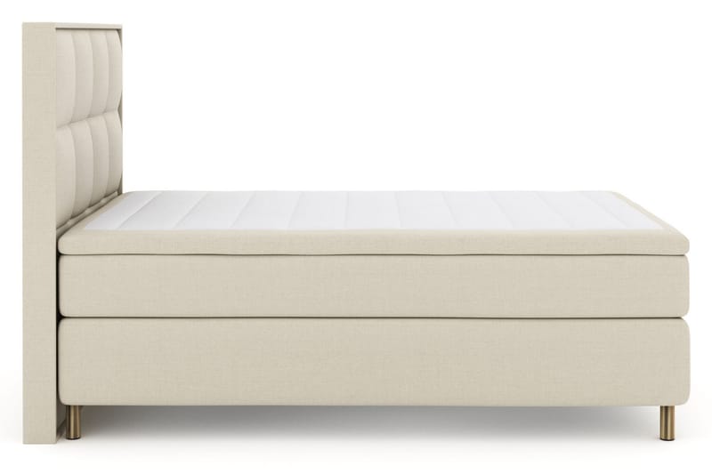 Select No 6 Komplett Sängpaket 140x200 F/M Latex/Memory - Beige/Koppar - Komplett sängpaket - Kontinentalsäng - Dubbelsäng