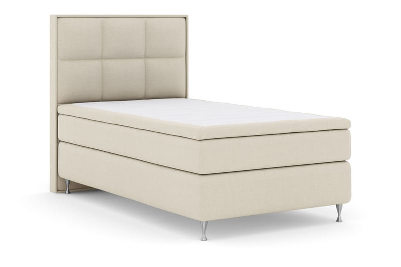 Select No 6 Komplett Sängpaket 140x200 F/M Latex/Memory - Beige/Silver - Möbler - Säng - Kontinentalsäng
