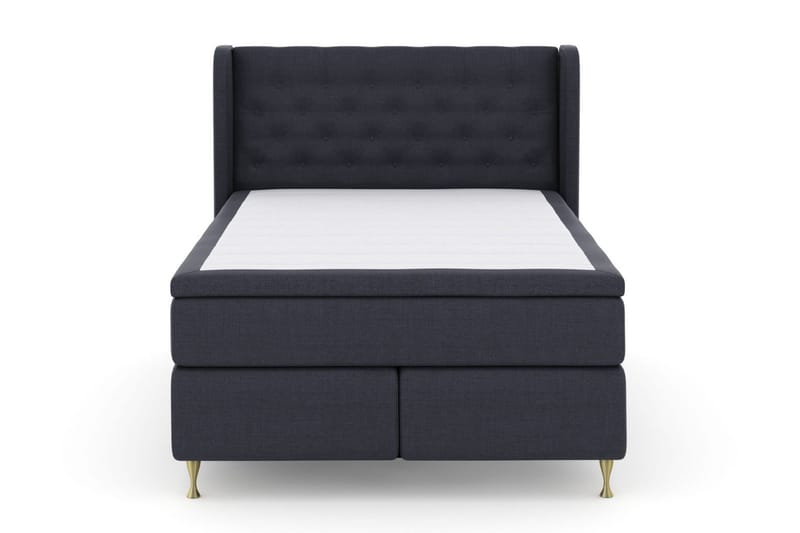 Select No 6 Komplett Sängpaket 140x200 F/M Latex/Memory, Blå/Guld