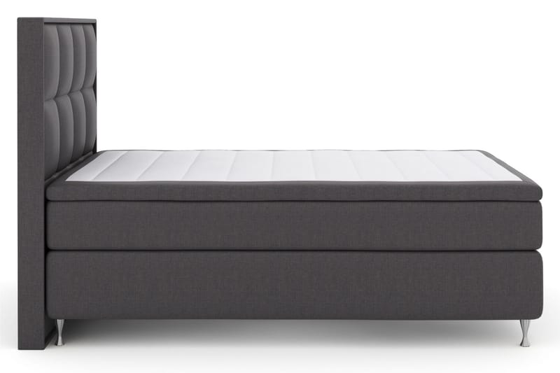 Select No 6 Komplett Sängpaket 140x200 F/M Latex/Memory - Mörkgrå/Silver - Möbler - Säng - Komplett sängpaket