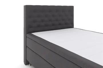 Select No 6 Komplett Sängpaket 140x200 F/M Latex/Memory - Mörkgrå/Silver - Möbler - Säng - Kontinentalsäng