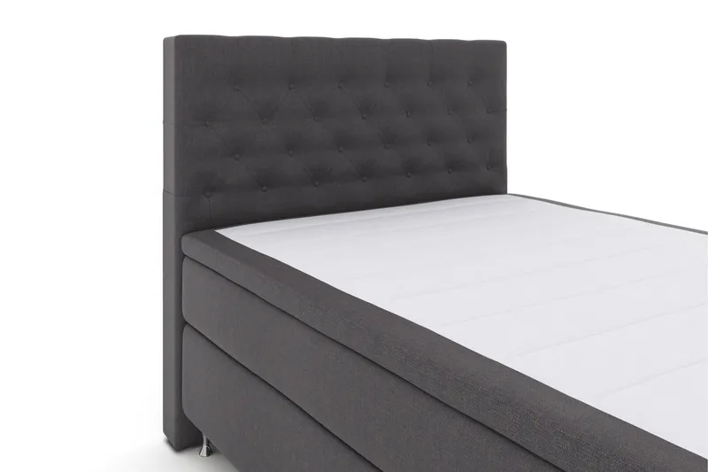 Select No 6 Komplett Sängpaket 140x200 F/M Latex/Memory - Mörkgrå/Silver - Möbler - Säng - Kontinentalsäng