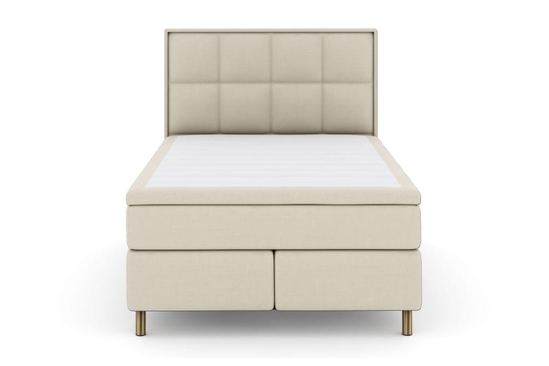 Select No 6 Komplett Sängpaket 140x200 F/M Memory/Pocket, Beige/Koppar