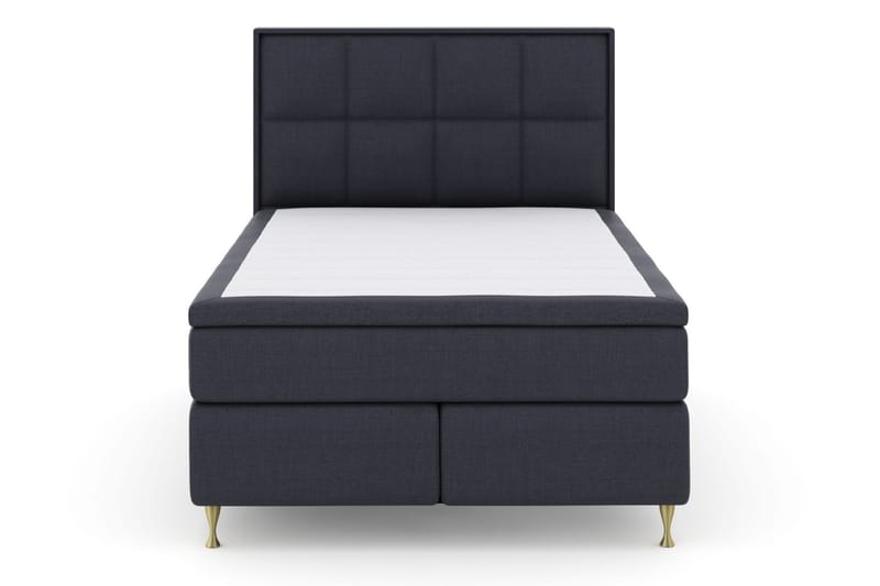 Select No 6 Komplett Sängpaket 140x200 F/M Memory/Pocket - Blå/Guld - Möbler - Säng - Komplett sängpaket