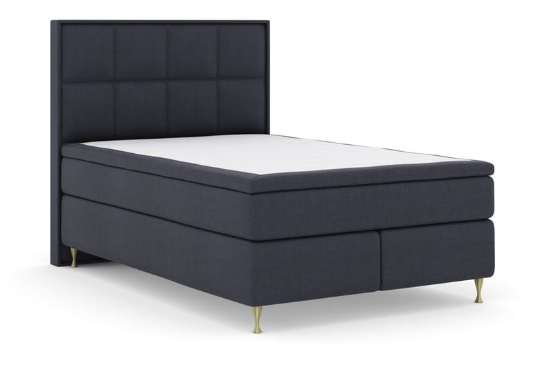 Select No 6 Komplett Sängpaket 140x200 F/M Memory/Pocket - Blå/Guld - Möbler - Säng - Kontinentalsäng