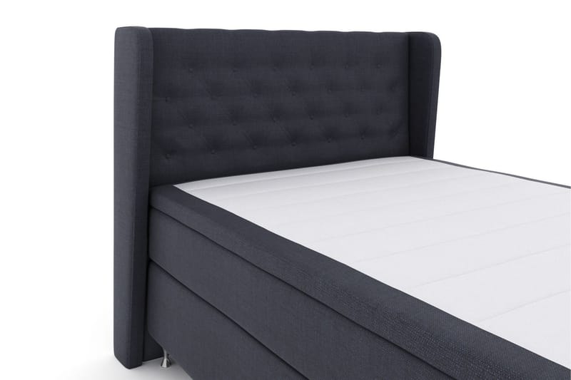 Select No 6 Komplett Sängpaket 140x200 F/M Memory/Pocket - Blå/Silver - Möbler - Säng - Kontinentalsäng