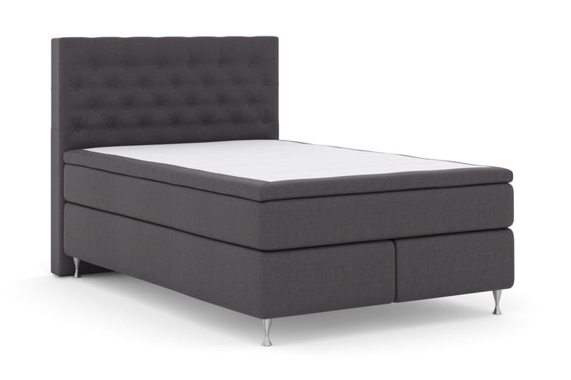 Select No 6 Komplett Sängpaket 140x200 F/M Memory/Pocket - Mörkgrå/Silver - Möbler - Säng - Kontinentalsäng