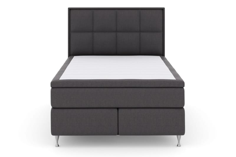 Select No 6 Komplett Sängpaket 140x200 Medium Latex/Memory - Mörkgrå/Silver - Möbler - Säng - Komplett sängpaket
