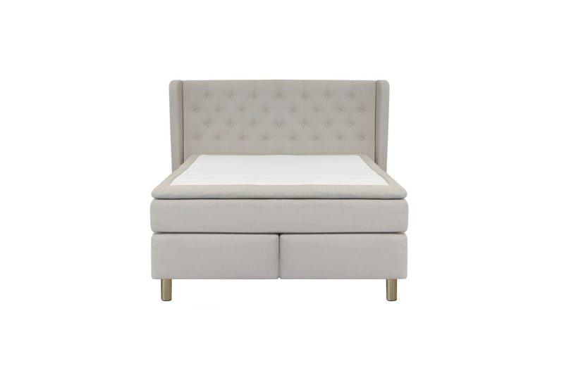 Select No 6 Komplett Sängpaket 140x200 Medium Memory/Pocket, Beige/Koppar