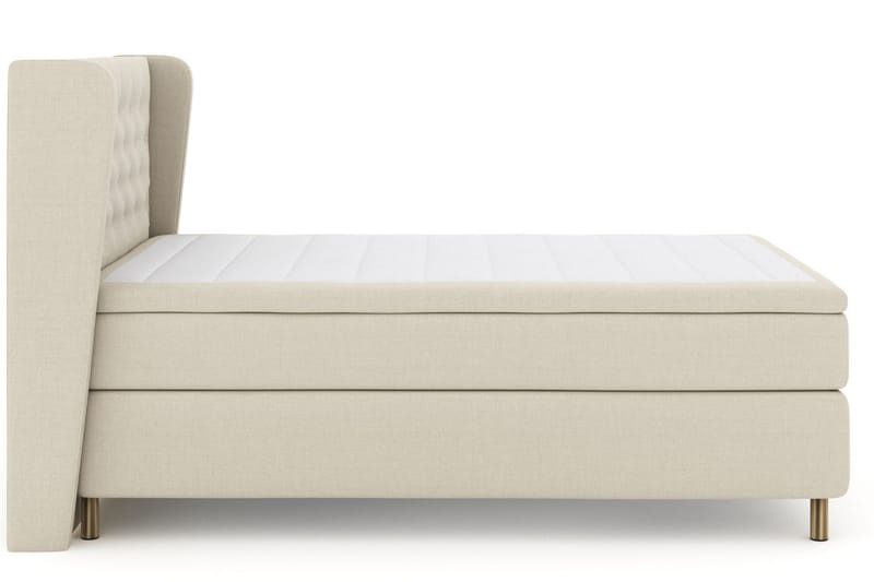 Select No 6 Komplett Sängpaket 140x200 Medium Memory/Pocket - Beige/Koppar - Möbler - Säng - Kontinentalsäng