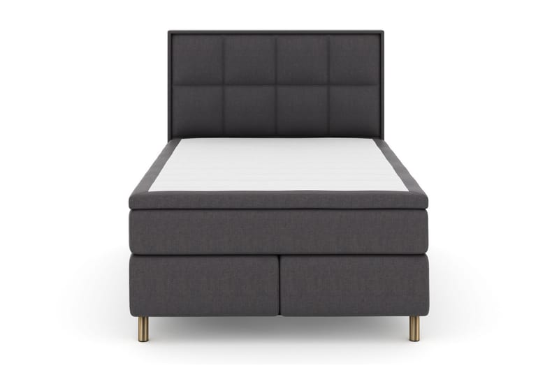 Select No 6 Komplett Sängpaket 140x200 Medium Memory/Pocket - Mörkgrå/Koppar - Möbler - Säng - Komplett sängpaket