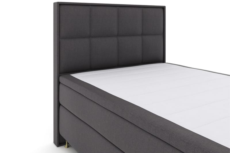 Select No 6 Komplett Sängpaket 140x200 Medium Watergel - Mörkgrå/Guld - Möbler - Säng - Komplett sängpaket