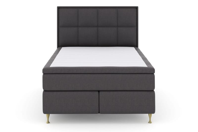 Select No 6 Komplett Sängpaket 140x200 Medium Watergel - Mörkgrå/Guld - Möbler - Säng - Komplett sängpaket