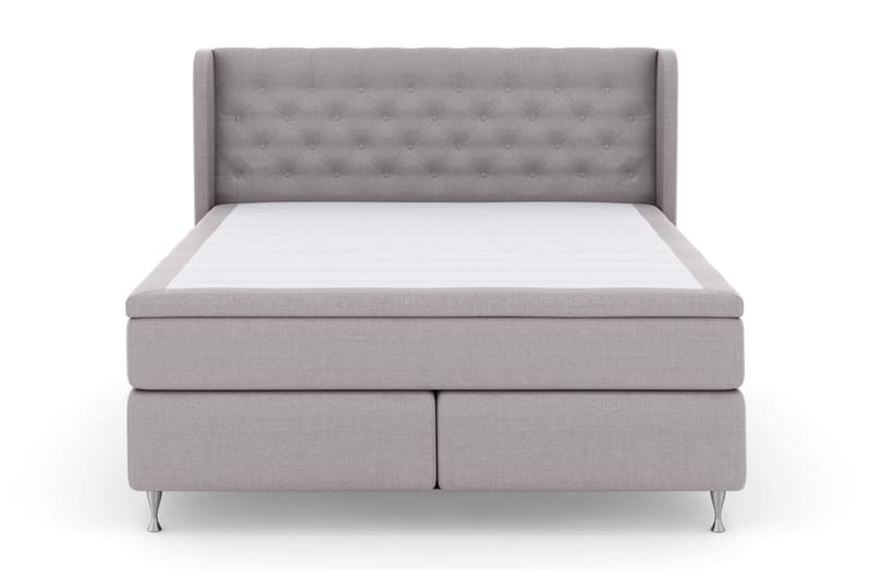 Select No 6 Komplett Sängpaket 160x200 Fast Watergel - Ljusgrå/Silver - Möbler - Säng - Komplett sängpaket