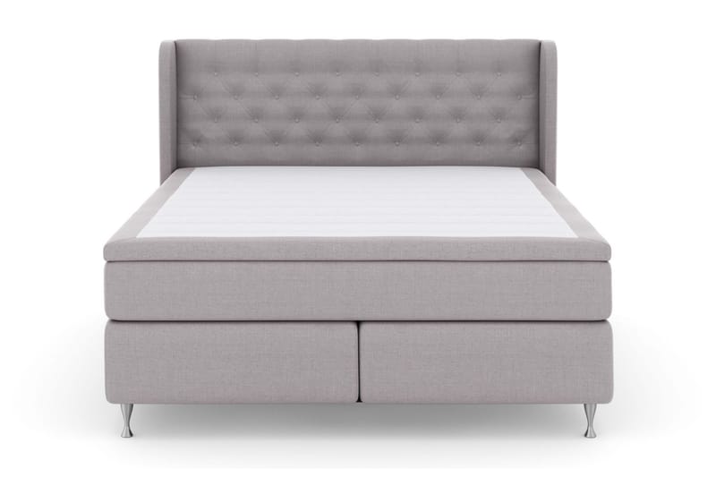 Select No 6 Komplett Sängpaket 160x200 Fast Watergel - Ljusgrå/Silver - Möbler - Säng - Kontinentalsäng